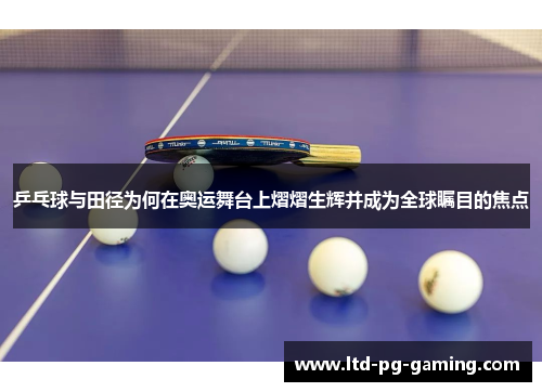 乒乓球与田径为何在奥运舞台上熠熠生辉并成为全球瞩目的焦点