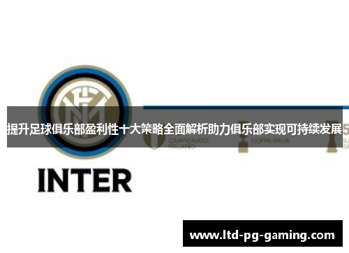 提升足球俱乐部盈利性十大策略全面解析助力俱乐部实现可持续发展